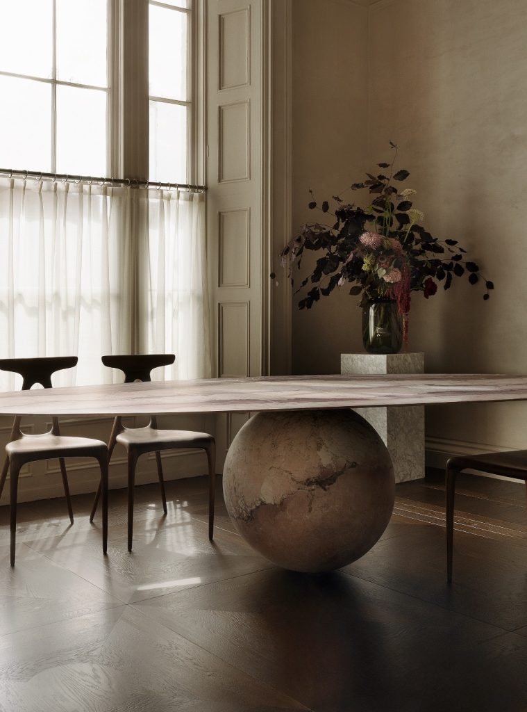 Sphere table Roisin Lafferty
