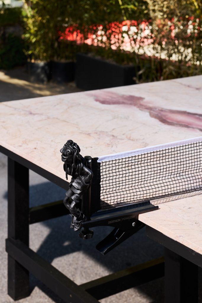 Mariano Franzetti, Smash, ping pong table, 2026