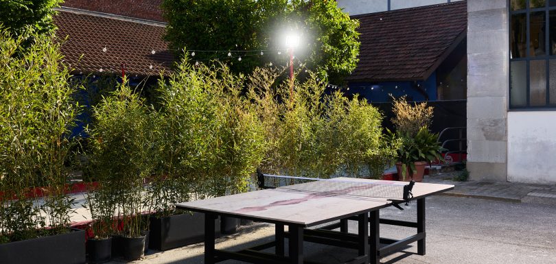 Mariano Franzetti, Smash, ping pong table, 2026